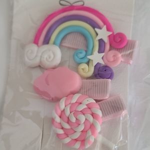 Hair clips hair accessories for baby Girls bows snap super cute 2x 11